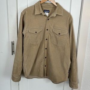 Patagonia corduroy shirt organic cotton